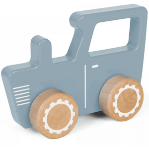 Holztraktor Blau Little Dutch