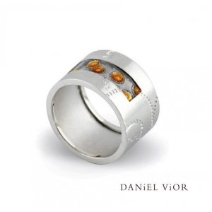Daniel Vior Ring Norin Orange
