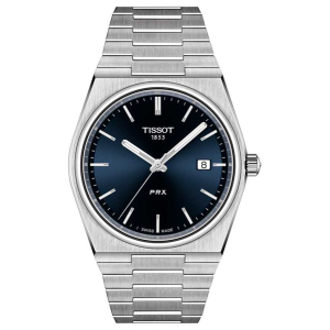 Tissot Herren PRX 40mm Quarz blau Zifferblatt T1374101104100 Uhr