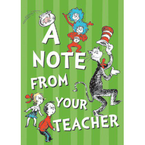 Eu-831903 Cat in the Hat Teacher Cards