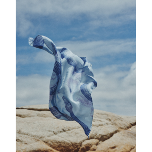 Friendly  Hunting - Garden Eden bleu / Da. Schal 