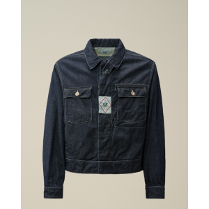 C.P. Company - He. Jeansjacke in Dark Denim