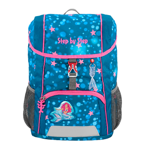 Kindergartenrucksack / Freizeit  Step by Step JUNIOR KID Rucksack-Set "Mermaid Lola", 3-teilig