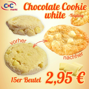 Chocolate Cookie white, -Teigling-
