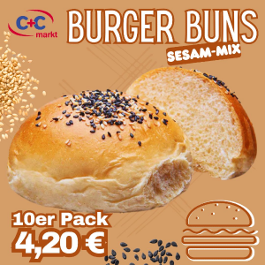 Burger Buns Sesam-Mix