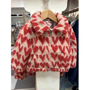 Daily Seven Teddyjacke Herzen