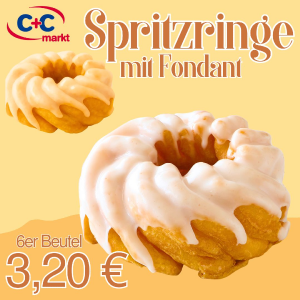 Spritzringe mit Fondant, tiefgefroren