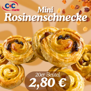Mini Rosinenschnecken