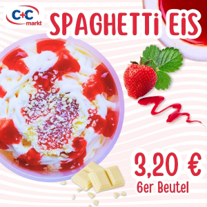 Spaghetti-Eisbecher