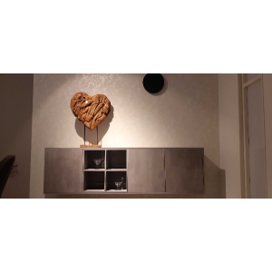 Hängesideboard Spachtelbeton 