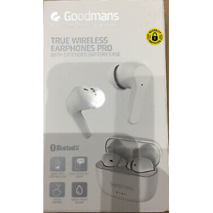 Goodmans : True Wireless Earphones + Extended LCD Battery Case.