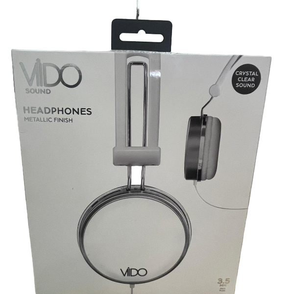 Headphones Viido Pre White & Metallic Finish Crystal Clear Soun