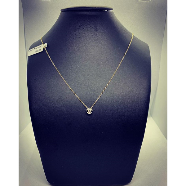 Halskette aus 585er Gold mit Diamant 0,20 ct