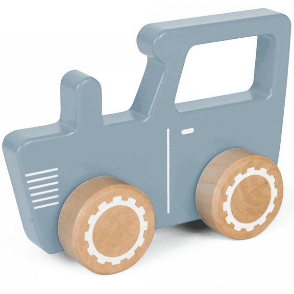 Holztraktor Blau Little Dutch