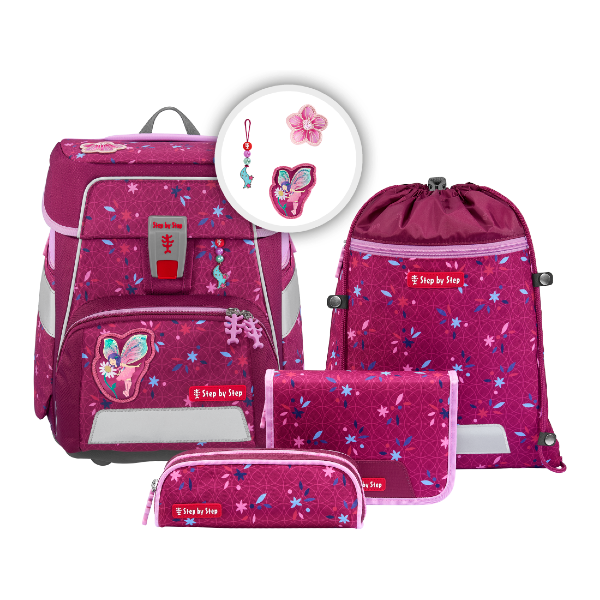 Schulranzen-Set Step by Step SBS SPACE Schulranzen-Set Fairy Freya