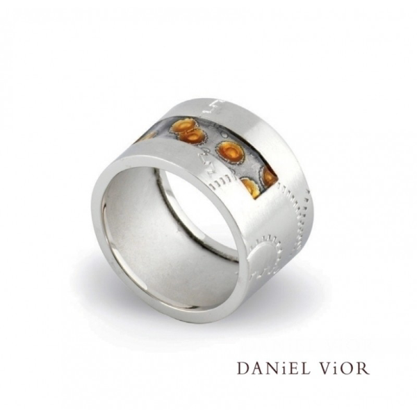 Daniel Vior Ring Norin Orange