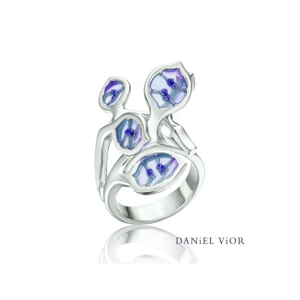 Daniel Vior Ring Lunaria Blue