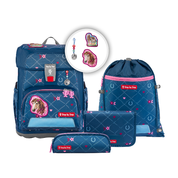 Schulranzen-Set Step by Step SBS CLOUD Schulranzen-Set Horse Lima