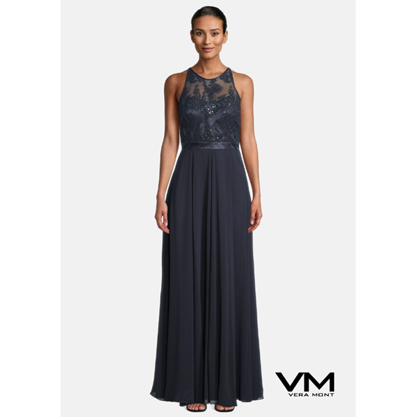 VM Vera Mont Abendkleid Marineblau