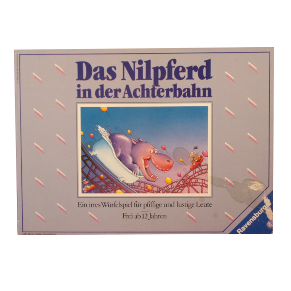 Das Nilpferd in der Achterbahn silber gebraucht