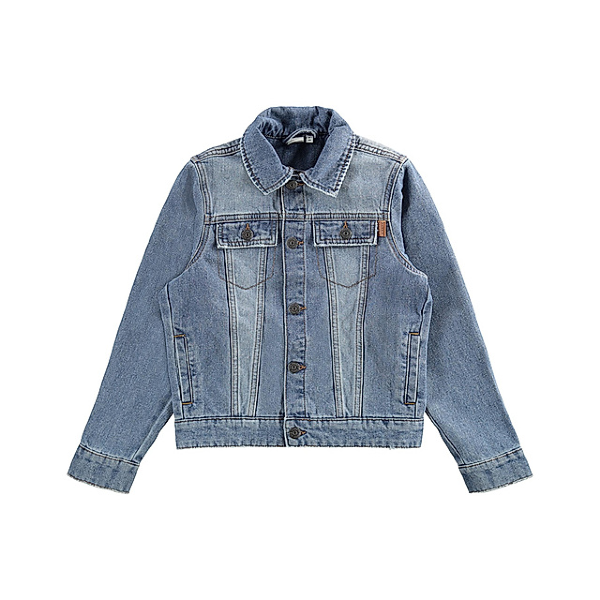 Name It NKMTPIMS Jungen Kinder Denim Jacke in Blau. 