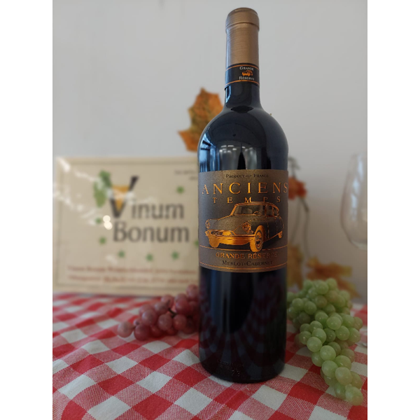 Anciens temps – Grande Réserve – Pays d´Oc, Merlot/Cabernet, Cébazan