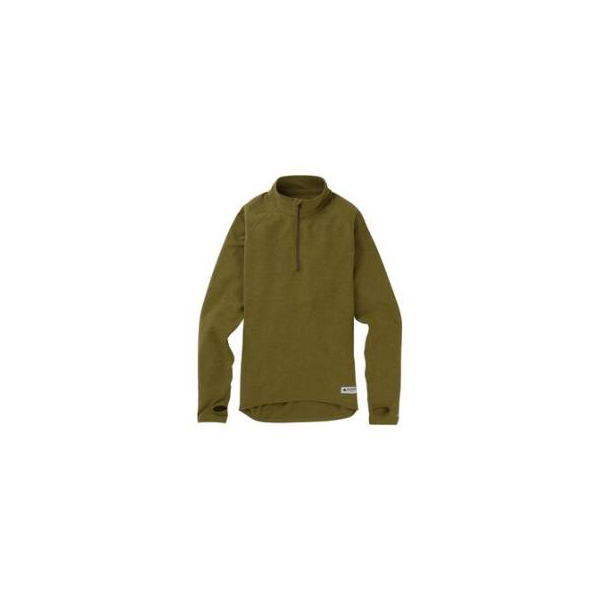  Burton Women Expedition 1/4 ZIP MARTINI OLIVE HTR