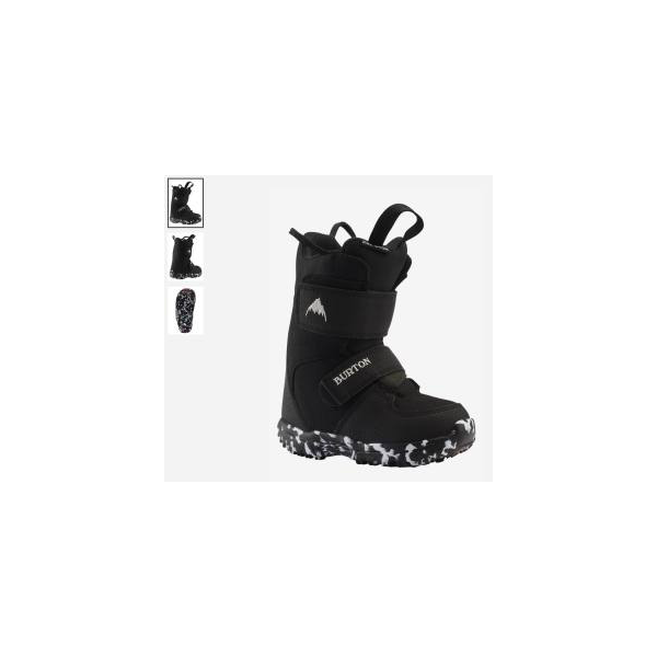Burton Toddlers Mini Grom Snowboard Boots Kinder black 2024