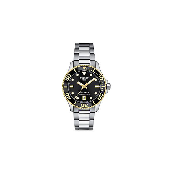 Tissot T1202102105100 Seastar 1000 | 36mm Schwarzes Zifferblatt | Uhr