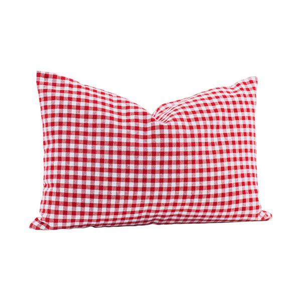 Original Zirbenkissen rot kariert