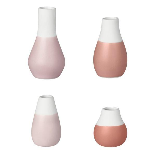 4 Stück Tischvasen-Set